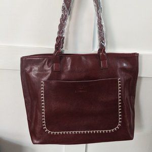 ELIM & PAUL Vegan Tote Bag Shoulder Purse NEW